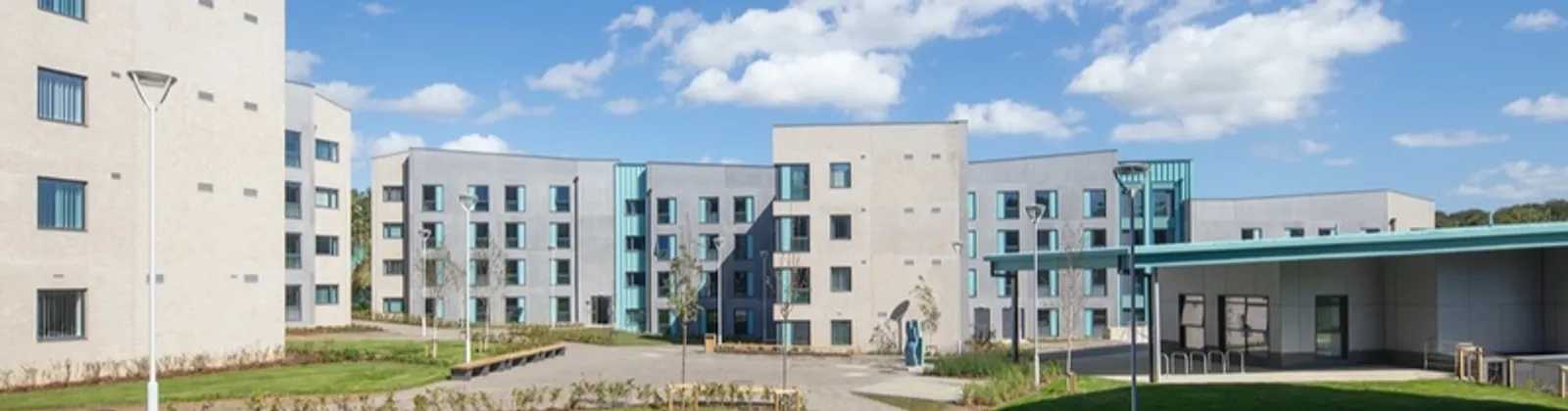 A picture of the external buildings of South College