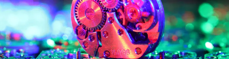 Colourful metal mechanism