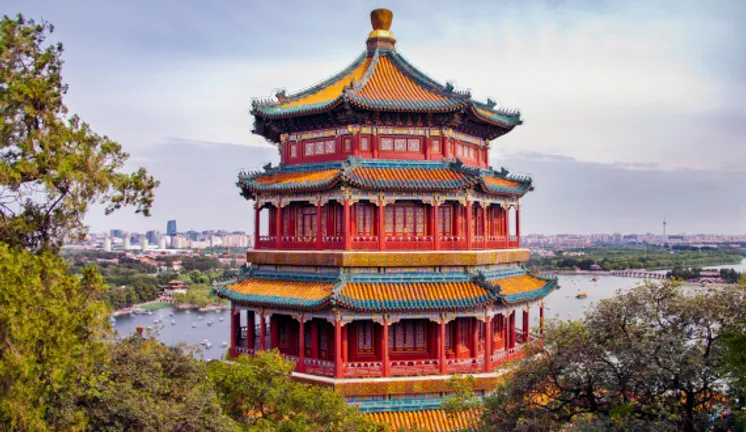 A Chinese temple in Beijing