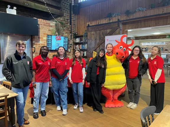 Freps with George the Dragon