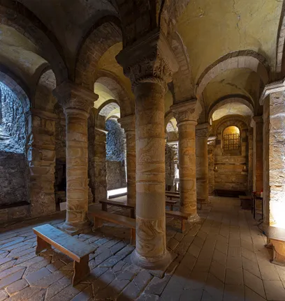 Inside of the Norman Chapel