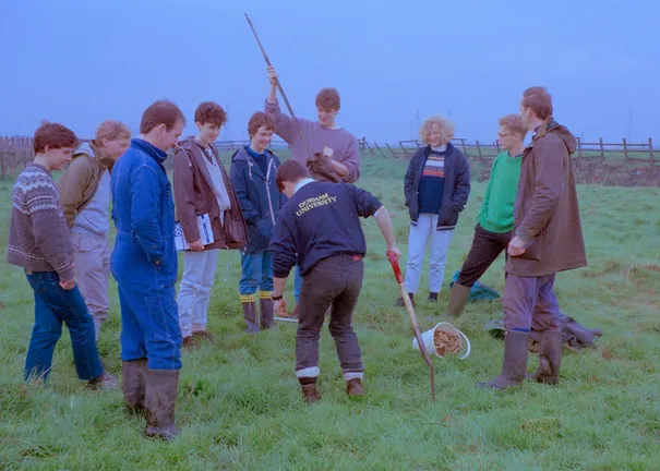 Field Trip Sampling peat profiles (with Michael Tooley) 1980s