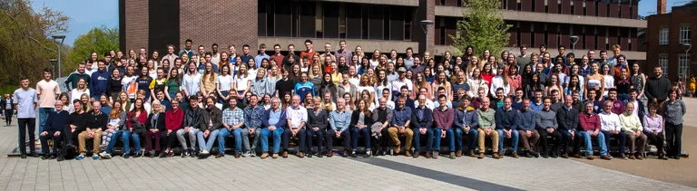 Geography Department Undergraduate Group photo from 2019