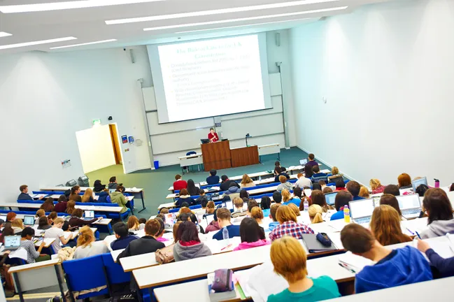 Students in lecture