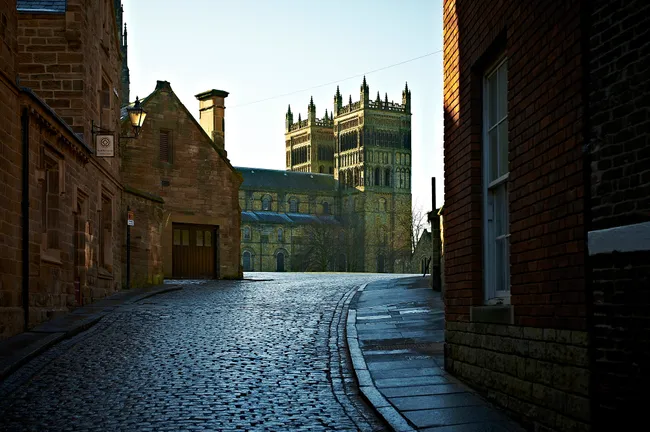 Durham Cathedral viewed from Owengate