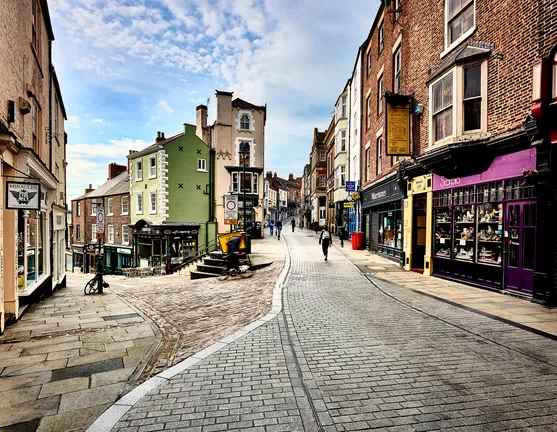 Saddler Street in Durham City Centre
