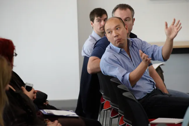 Self defence demonstration at CRiVA conference 2018