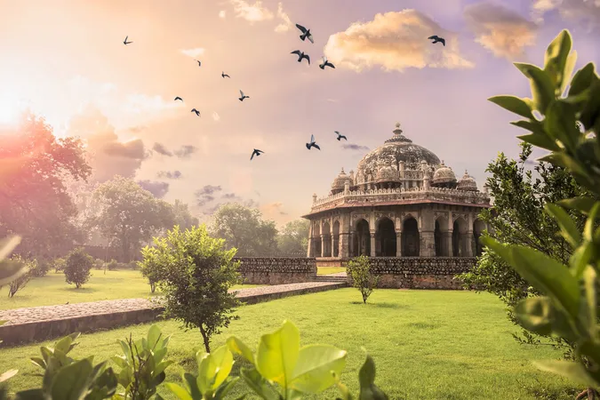 Tomb of Isa Khan at Humayun’s Tomb, Delhi, India