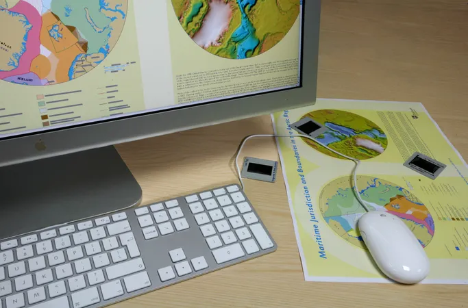 A cartographic workstation in Geography