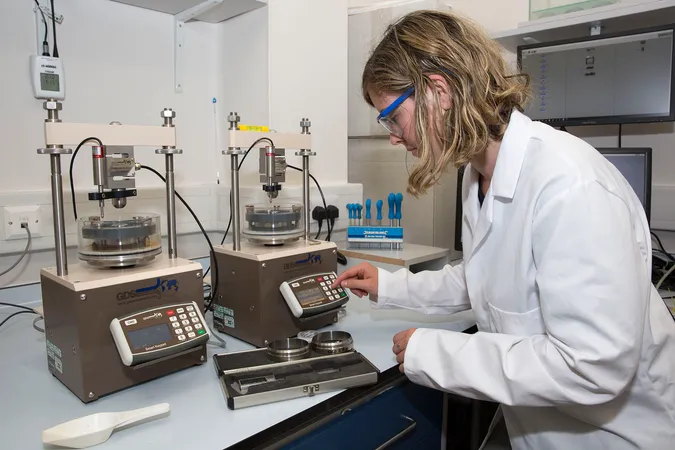 A lab technician working