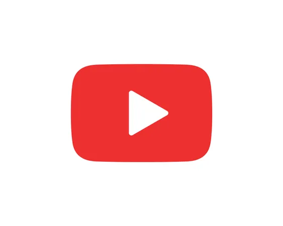 YouTube video play button