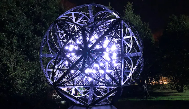 The Cosmoscope installation at Lumiere 2017