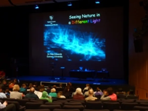 The audience at the 'Seeing Nature in a Different Light' talk