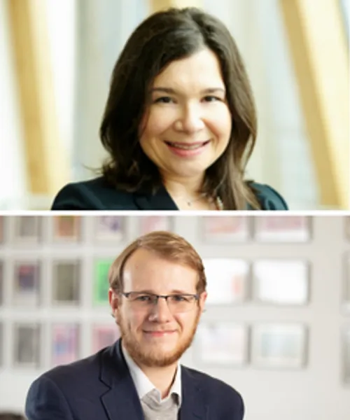 Dr Anamarie Nicolae and Dr Michael Nower