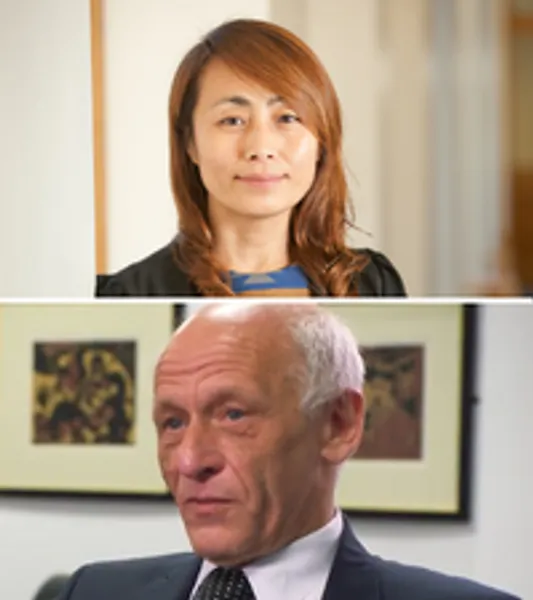 Professor Sarah Xiao and Professor Mike Nicholson