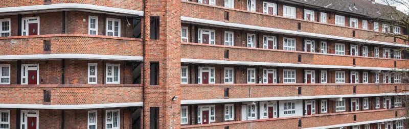 block of flats in London