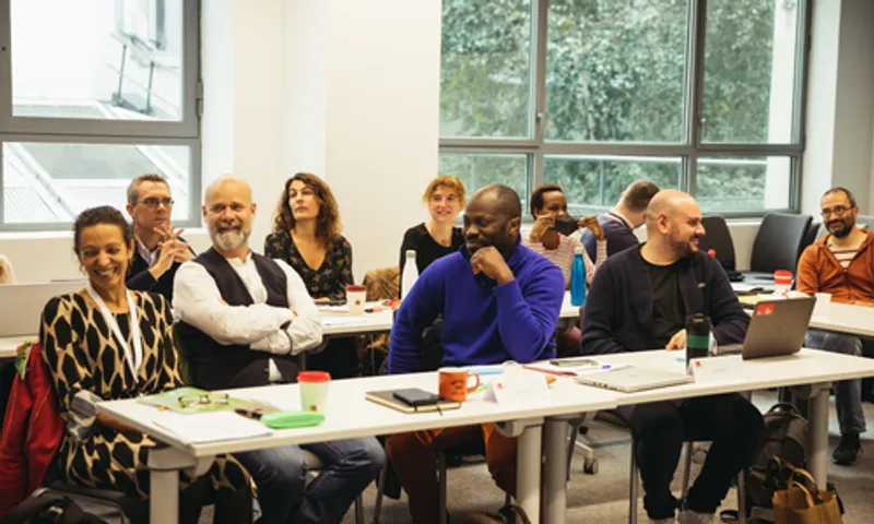 Students during a seminar