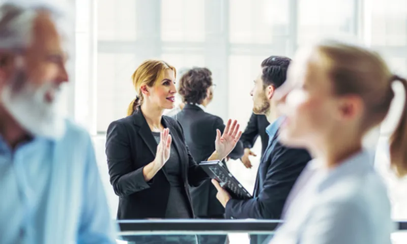 Students in discussion