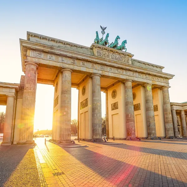 Brandenburg gate in the sun