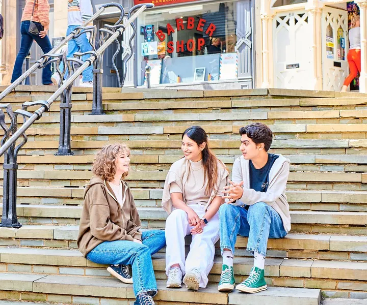 Students in Durham City