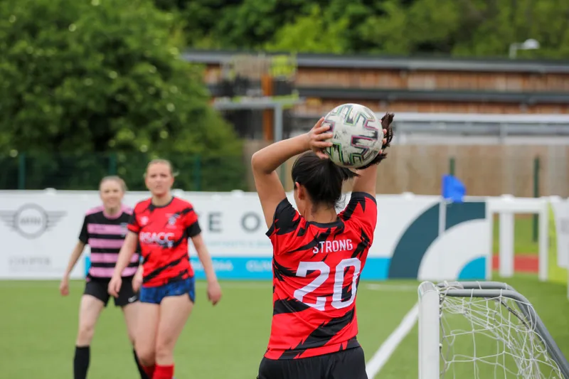 CCAFC Womens team in action