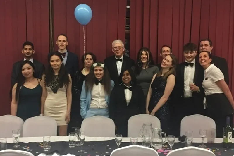 Students and staff at the South College Scholars Dinner