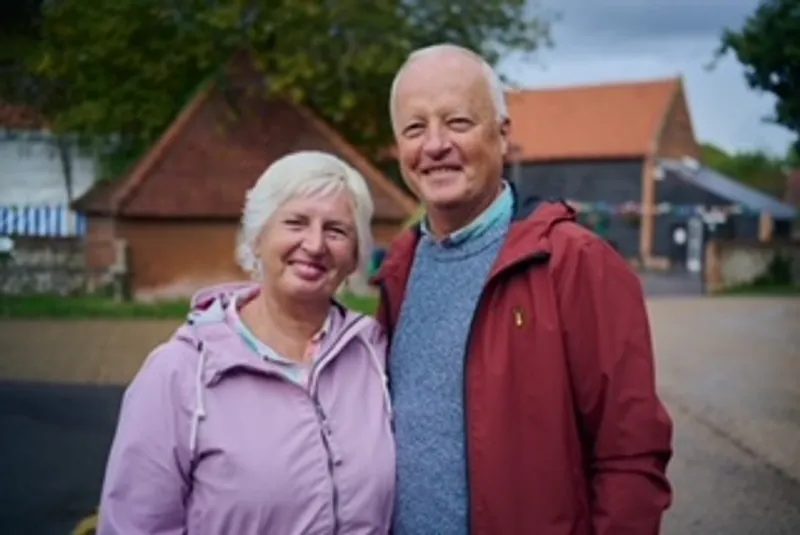 A photo of John's alumni Richard and Anne Child.