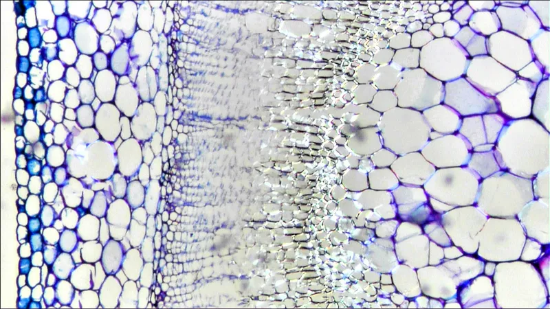 Image of stem stem section