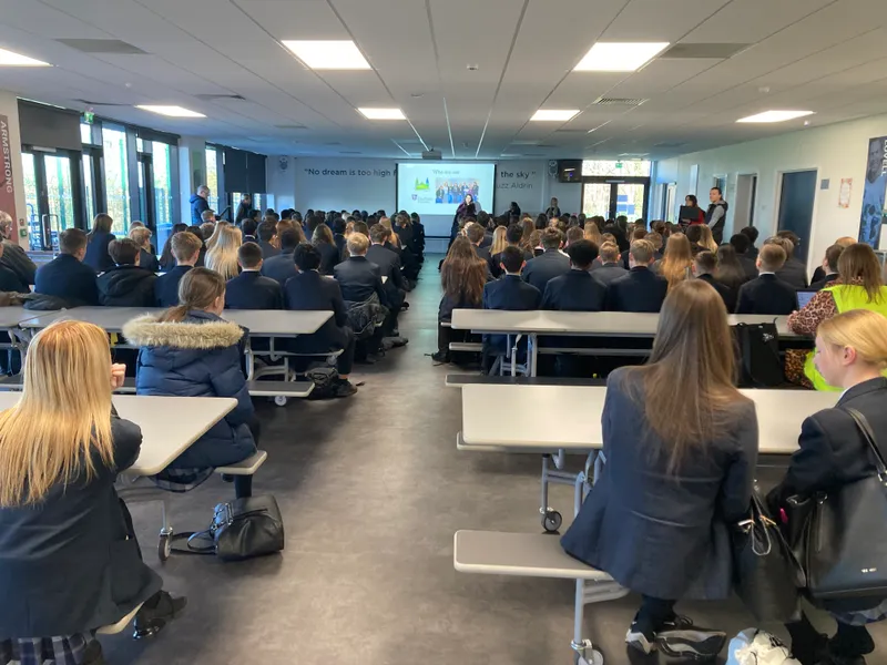 A group of students in a room