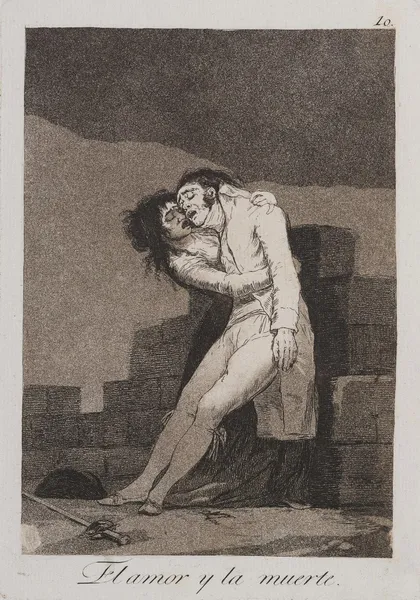 Goya EL Amor y la Muerte