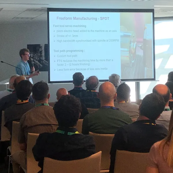 PDRA giving talk at ICSO conference