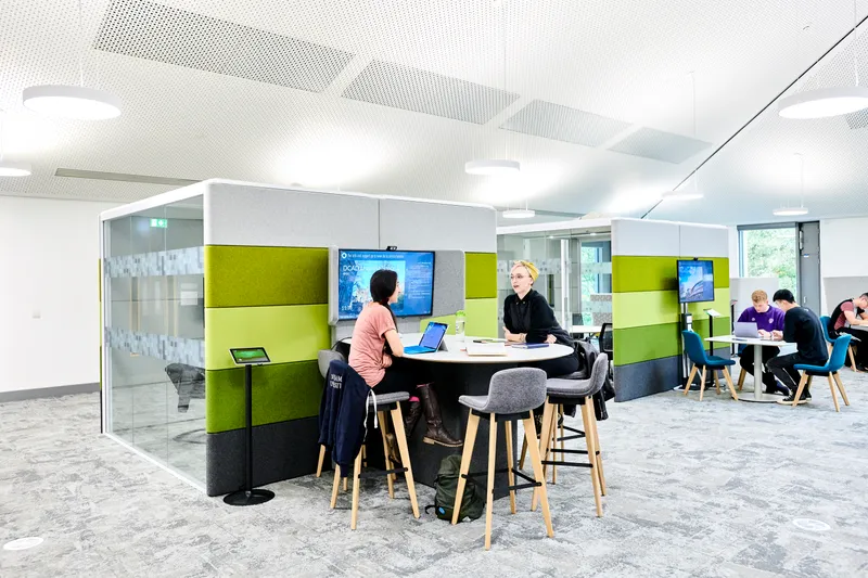 a picture of students using the facilities