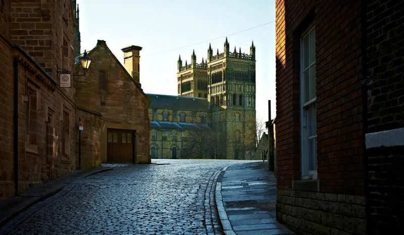 Durham Cathedral viewed from Owengate