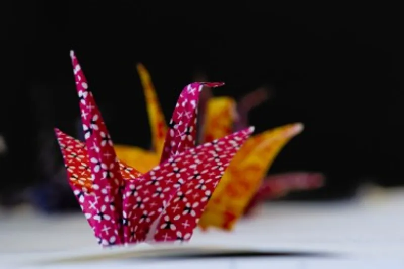 Origami bird