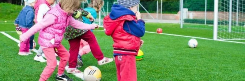 Children playing in a park