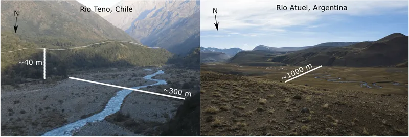 Two landscapes images