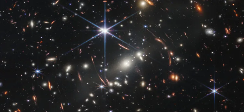 Stars and galaxies in space