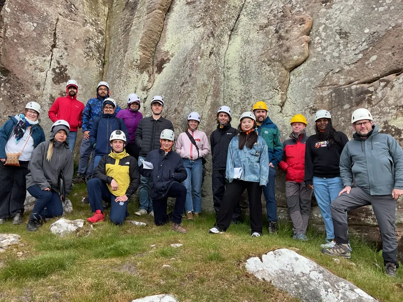 Group photo at Bowden Doors