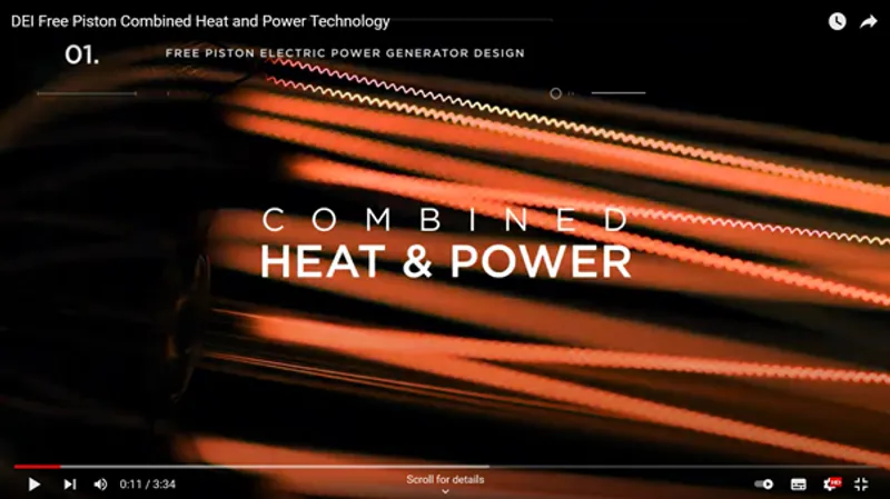 Free Piston Engine Generator for CHP