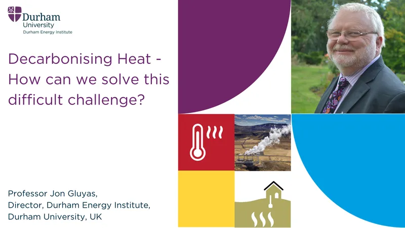 Jon Gluyas COP Decarbonising Heat Film title
