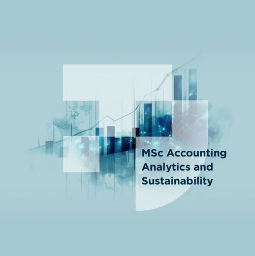 MSc Accounting Analytics and Sustainability MAAS brochure cover