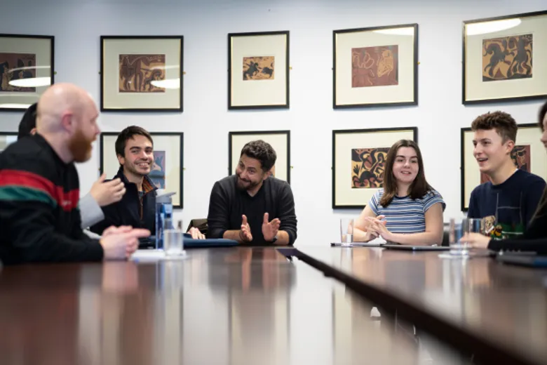 Students in Mill Hill Lane seminar room