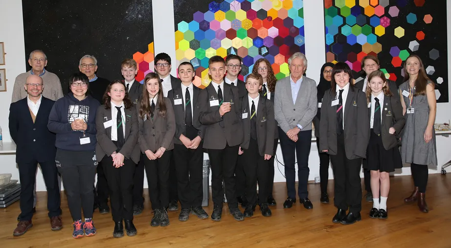 School children on a visit to the Ogden Centre