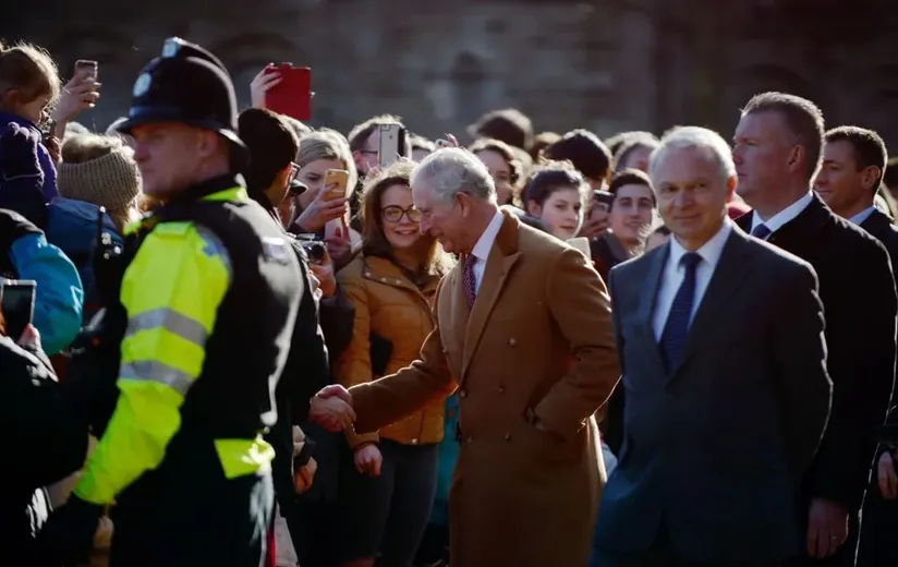 His Royal Highness during his visit in 2018 at Durham.