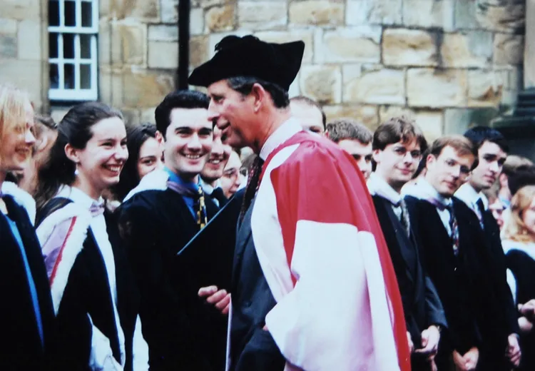 King Charles honorary graduation 1998