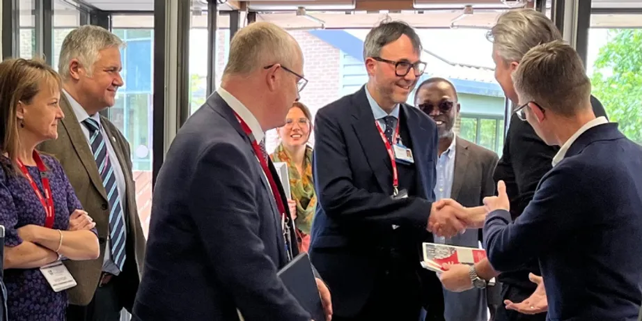 Durham University researchers touring our Psychology Department