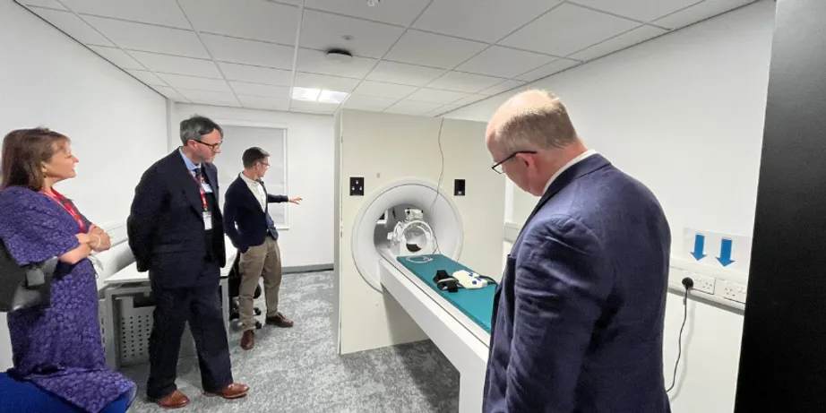 Durham University researchers touring our Psychology Department