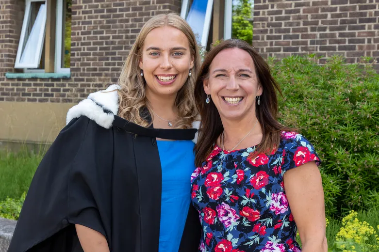 Graduation 2021 two generations of geography Graduates