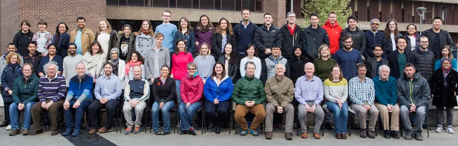 Geography Department Postgraduate Group Photo from 2017