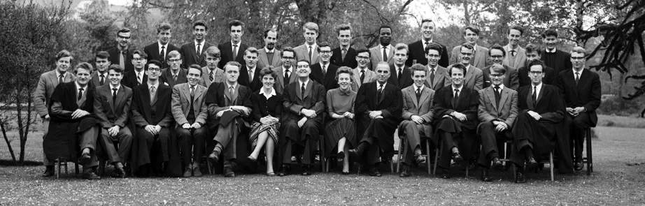 Geography Department Undergraduate Group photo from 1962